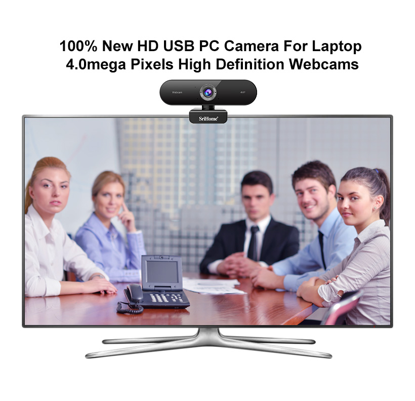 Imagen descriptiva del producto Cámara Web 4MP 1440p con micrófono SriHome SH002