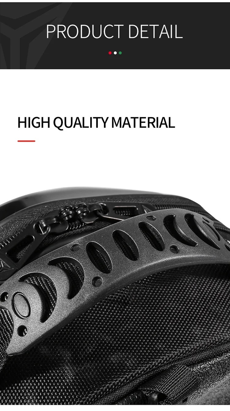 Imagen descriptiva del producto Mochila Maleta Top Case impermeable para motocicleta Motowolf 0705