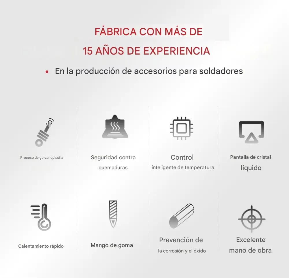Imagen descriptiva del producto Estación de soldadura eléctrica 80W Ajustable 180-500ºC JCD 908S