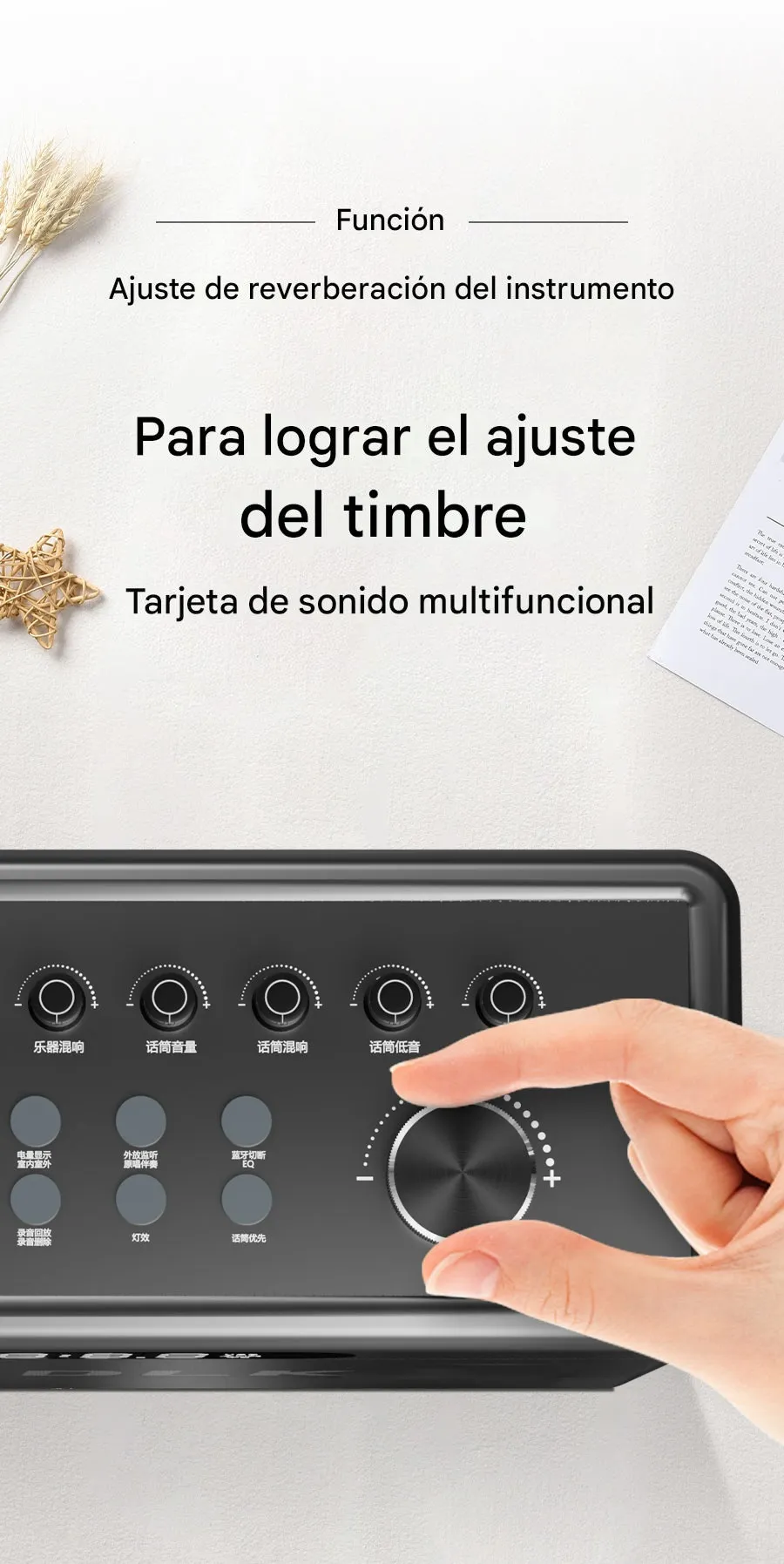 Imagen descriptiva del producto Parlante Altavoz Bluetooth 5.3 Karaoke 2 Mic 300W 19800mAh IPX5 TWS SODLK S1127 PLUS