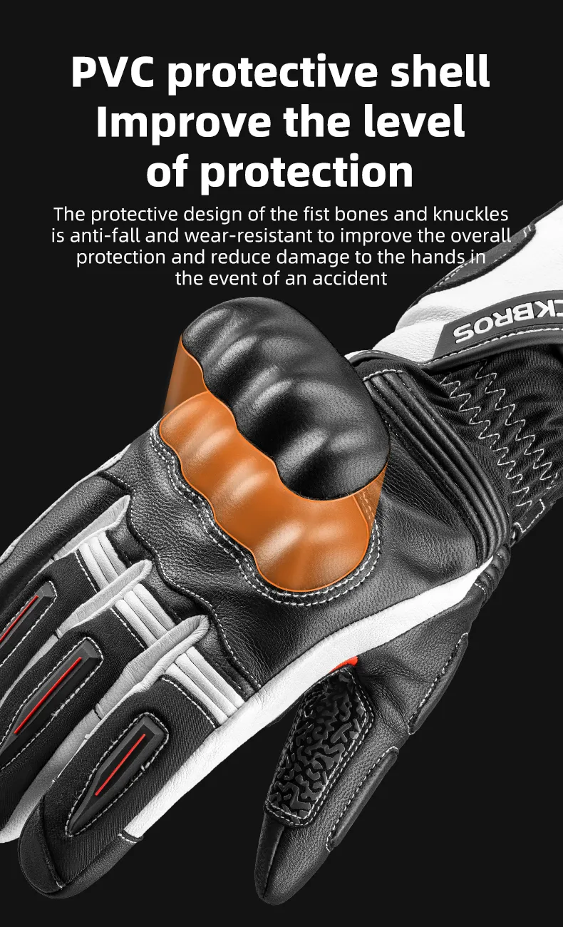 Imagen descriptiva del producto Guantes Para Motociclismo Invierno Dedo Touchscreen Impermeable Rockbros 0354