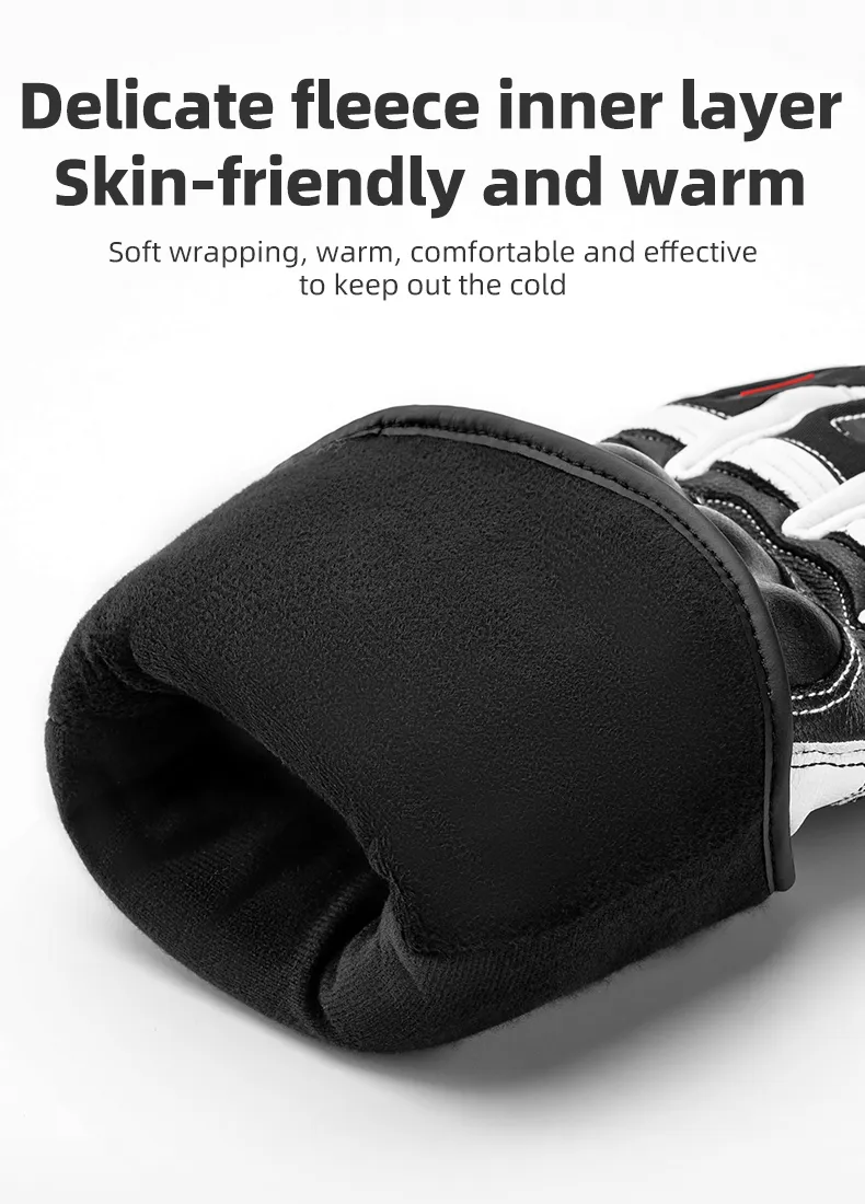 Imagen descriptiva del producto Guantes Para Motociclismo Invierno Dedo Touchscreen Impermeable Rockbros 0354