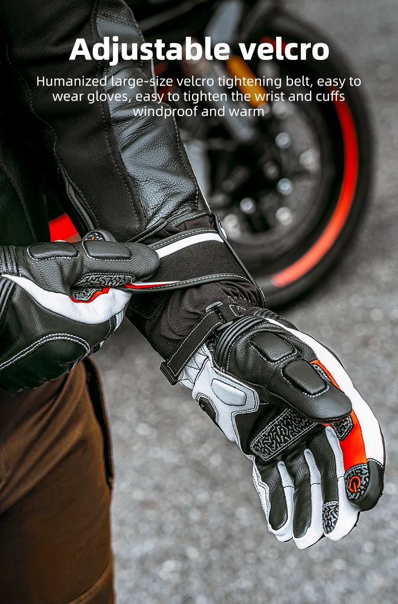 Imagen descriptiva del producto Guantes Para Motociclismo Invierno Dedo Touchscreen Impermeable Rockbros 0354