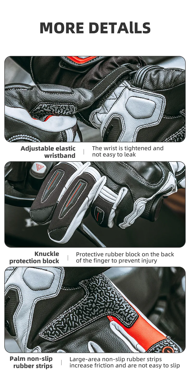 Imagen descriptiva del producto Guantes Para Motociclismo Invierno Dedo Touchscreen Impermeable Rockbros 0354
