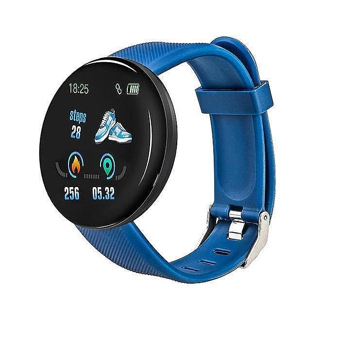 Karšto Smart Watch širdies Ritmo Monitorius Kraujo Spaudimas Smartwatch  žiūrėti Vandeniui Sport Fitness Tracker žiūrėti D18 Reloj Inteligente /  Nešiojami prietaisai \u003c www.kazinopaslaptys.lt