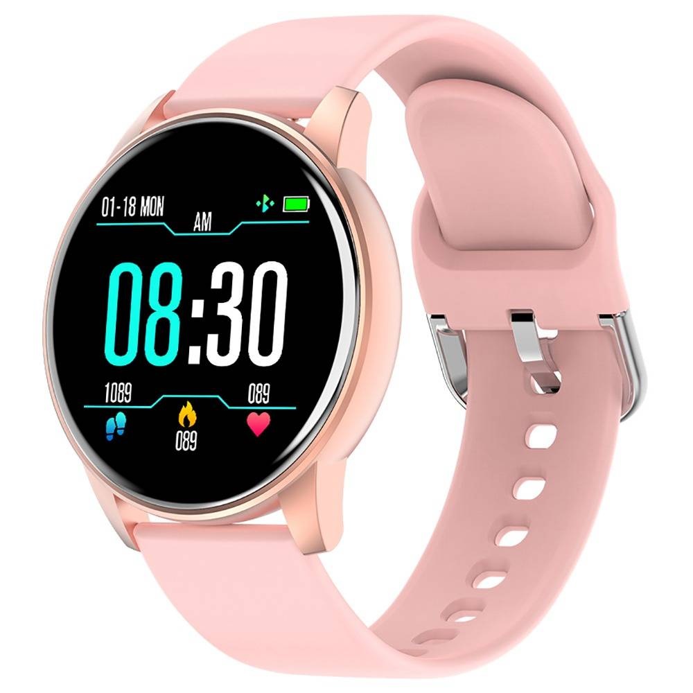 Reloj Smartwatch Zeta con Respuesta a Llamadas Rosa