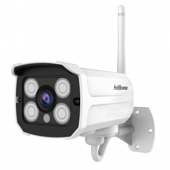 Camara IP Wifi Exterior Sricam SH024 1296P 3MP Ranura SD