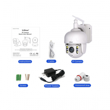 CAMARA DE SEGURIDAD IP PTZ MODELO SP008 DE EXTERIOR