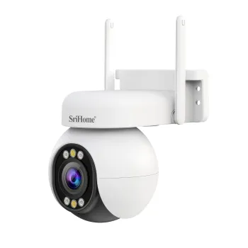 Cámara IP PTZ SriHome SH051 4MP 1440p Zoom 5X WiFi 5G Visión Nocturna