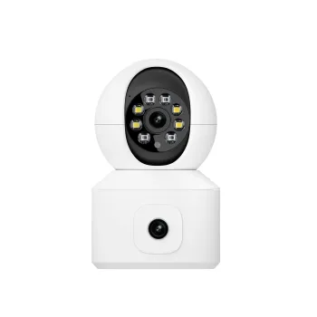 Cámara Wi-Fi Lente dual 2MP PTZ Detección humana Visión nocturna dual ESCAM QF010