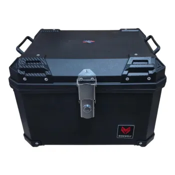 RIDEWOLF 047-57 Baúl Top Case para motocicleta 57 Litros