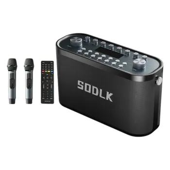Parlante Altavoz Bluetooth 5.3 Karaoke 2 Mic 280W 24000mAh IPX5 TWS SODLK S1271PLUS