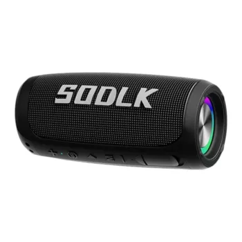 Parlante Altavoz Bluetooth 5.3 Inalámbrico 60W 3600 mAh IPX7 RGB SODLK T29