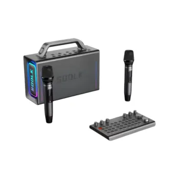 Parlante Altavoz Bluetooth 5.3 Karaoke 2Mic 200W 20000mAh IPX5 TWS SODLK S1116