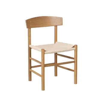 Silla para comedor de madera y cuerda Mogensen Shaker LF9-14