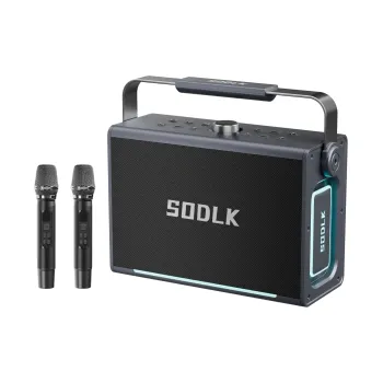 Parlante Altavoz Bluetooth 5.3 Karaoke 2 Mic 200W 20000mAh IPX6 TWS SODLK S1117