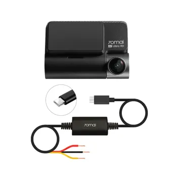 Cámara para vehículo 4k HDR, GPS, ADAS, WIFI y visión nocturna 70mai A810 + Kit de cableado UP03