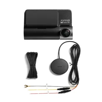 Cámara para vehículo 4k HDR, GPS, ADAS, WIFI y visión nocturna 70mai A810 + Kit de cableado UP04