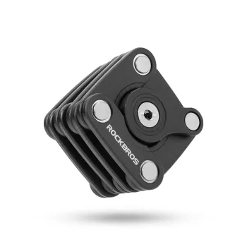 Candado Bicicleta Plegable Anti Robo Soporte 519g ROCKBROS WD795