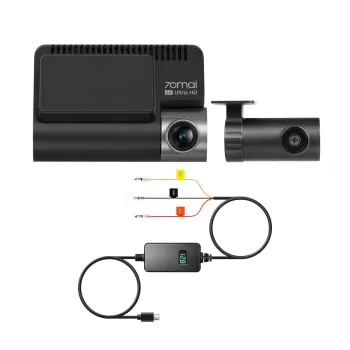 Set 70mai A810S-2 Cámara Para Vehículo Frontal 4K 70mai A810S Trasera RC24 + Kit UP06