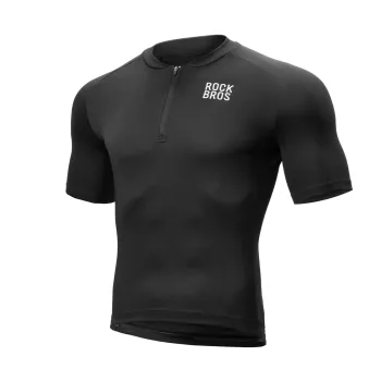 Camiseta Ciclismo Hombre Transpirable Manga Corta ROCKBROS YDDX007 - Negro