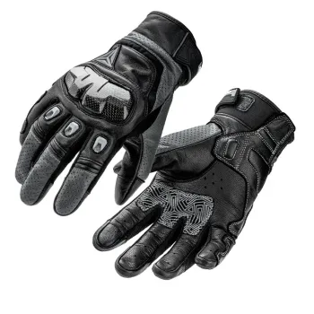 Guantes de Cuero para Motociclismo Motowolf 0305C